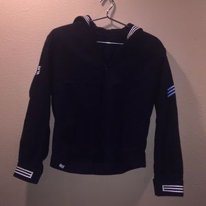 US Navy service dress blues crackerjack